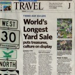 article about the word's longest yard sale